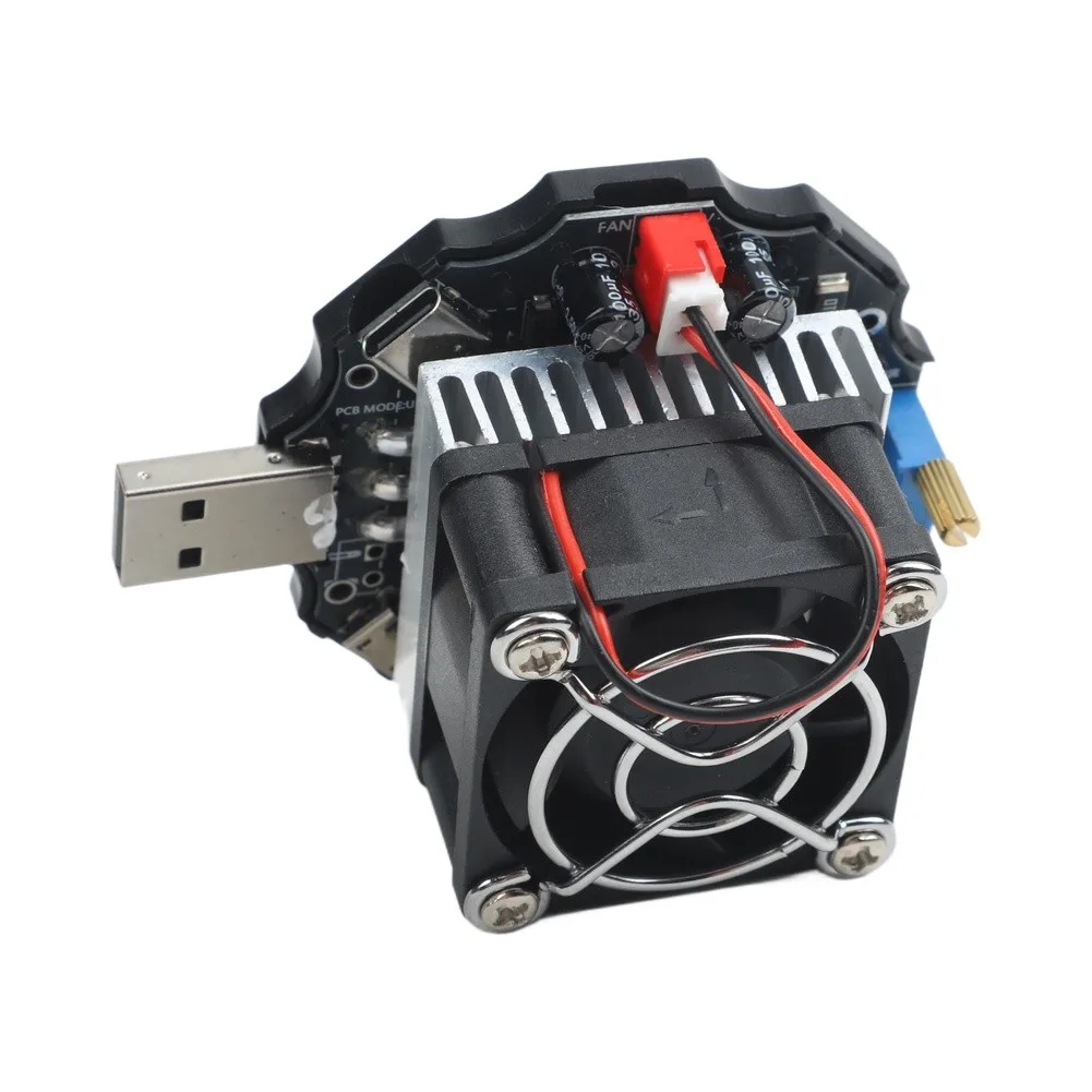 1Pc 65W USB Electronic Load Resistor Constant Current Discharge Tester For PD Fast Charging Cable Aging Tool