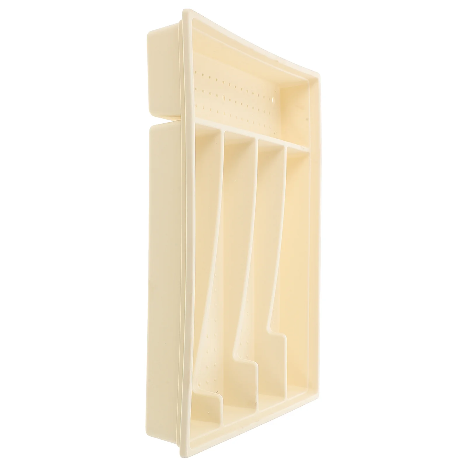 

Large Capacity Kitchen Utensil Organizer with Multiple Compartments for Cutlery Storage Chopstick Container Tableware Tray