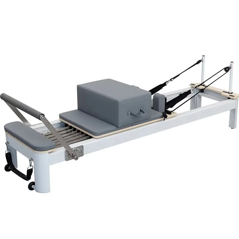High End Aluminum Alloy Core Bed for Pilates Easily Movable in Weight Suitable for Use in Fitness Centers and Yoga