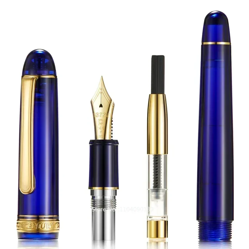 

Горячая новинка: Оригинальная японская перьевая ручка PLATINUM 3776 Century с пером из 14-каратного золота, цвет Laurel Green Castle White, модели PNB-13000 или PNB-15000.