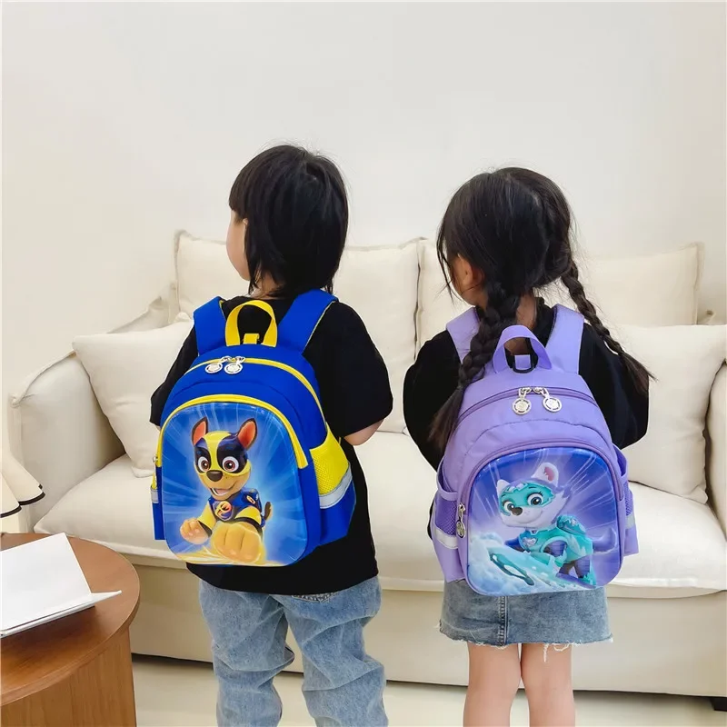 Paw Patrold Cartoon Bag Anime Figure Children Backpack Chase Everest Pattern Cosplay Schoolbag Kids Boys Girls Birthday Gift