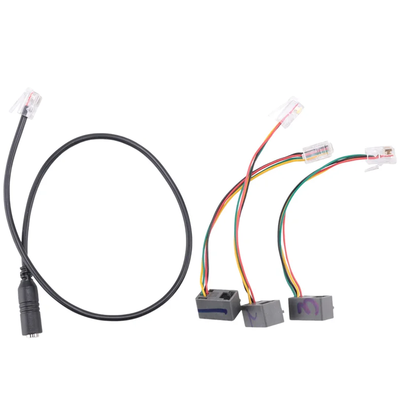 كابل ABGN 4P4C RJ9، سماعة رأس للهاتف الذكي 3.5 ملم إلى كابل محول RJ9، محول كابل محول لهواتف IP والهاتف وبلنتر