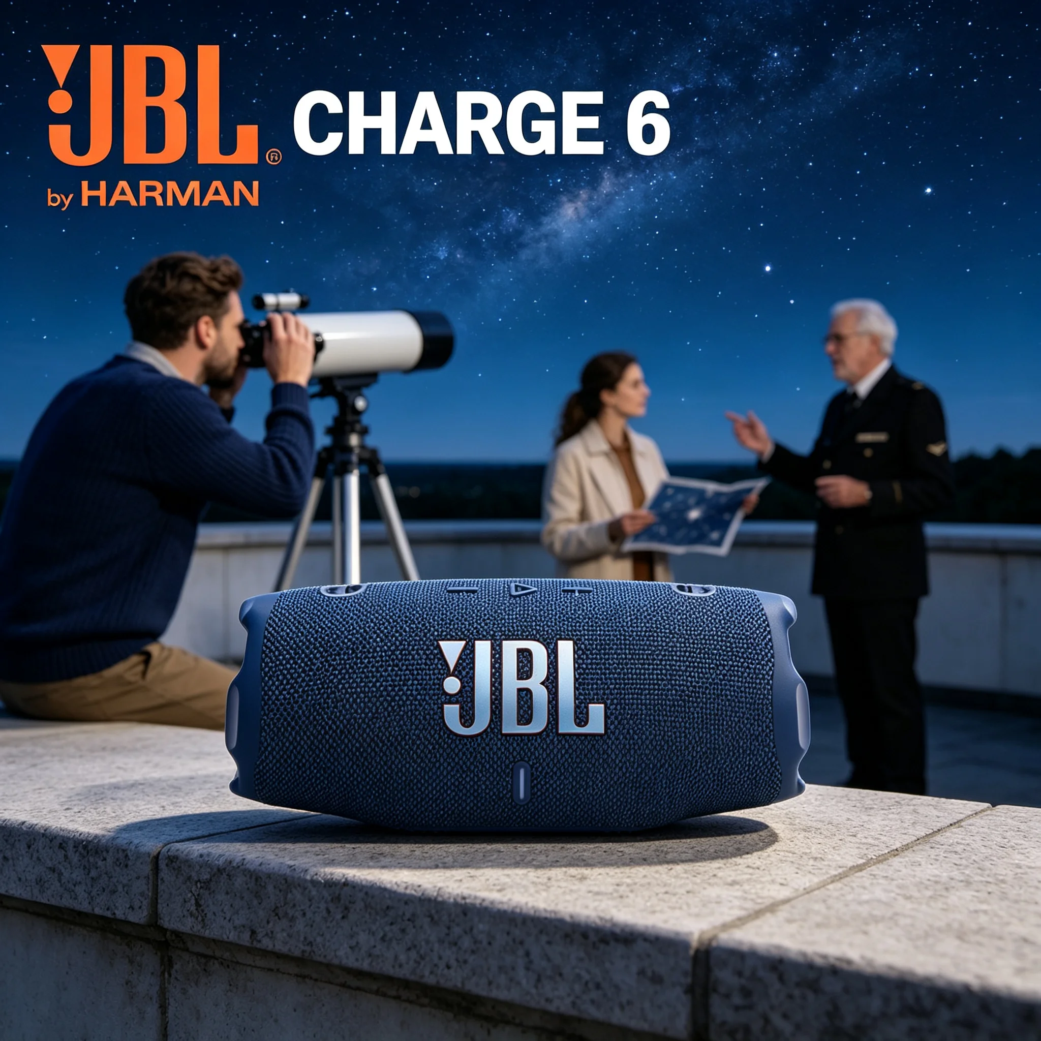 JBL CHARGE6 Immersive Portable Sound Speaker For Beach Camping Party Home, IP68 Waterproof Dustproof Outdoor Audio Device