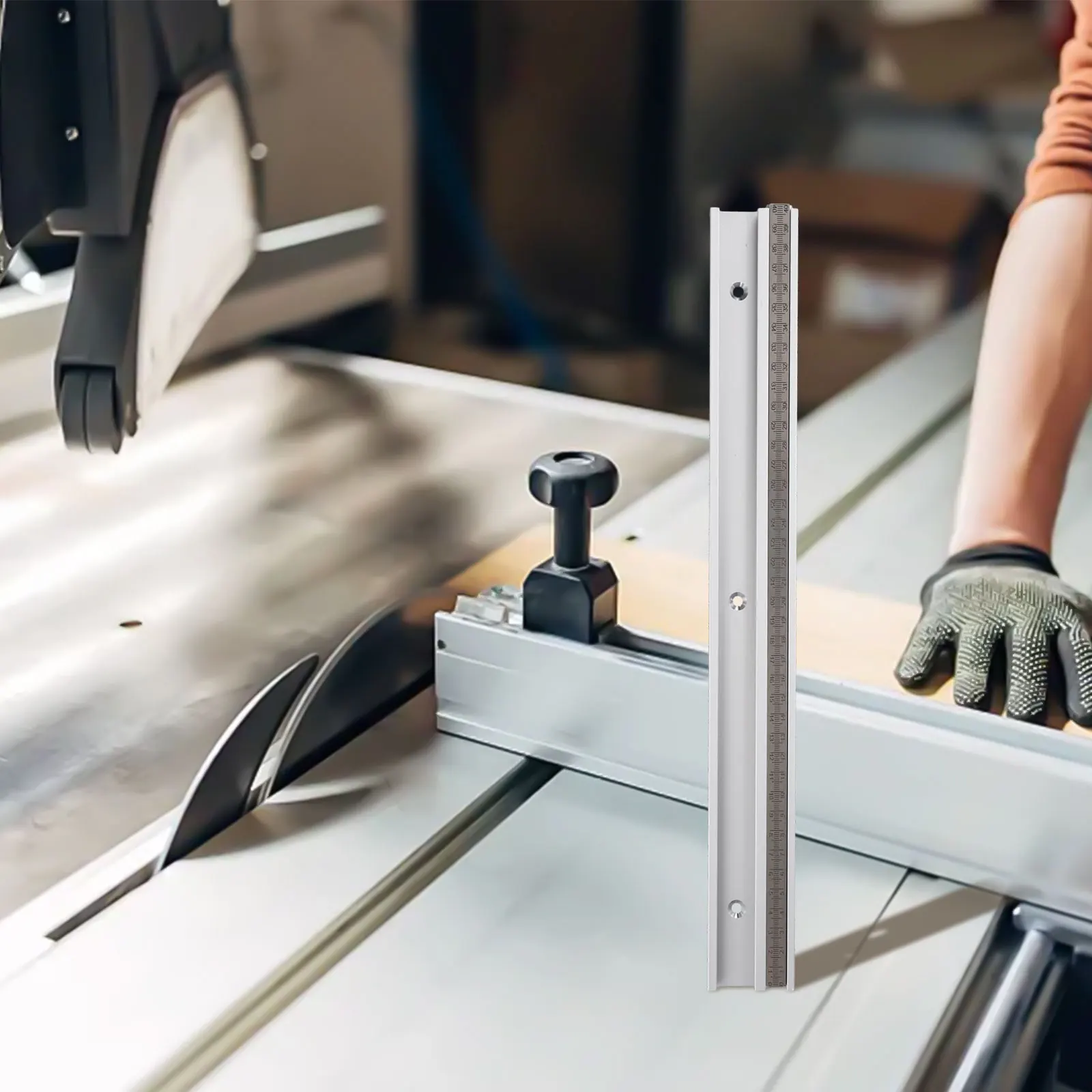 For Router Table 45 Type T-slot Miter Track 40cm 50cm 60cm 45*12.5mm Accessories Aluminum Alloy DIY Parts Silver