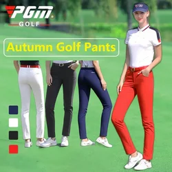 Golf Pants For Women Ladies Autumn Spring Golfer Clothing Sports Wear Slim Breathable Golf Trousers Girls Sports PantsXS-XL