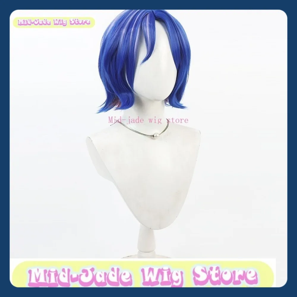 Perruque synthétique mi-jade, magasin Reconguista In G Bellri Zenam, perruque de Cosplay, jeu d'anime, jeu de rôle, fête d'halloween