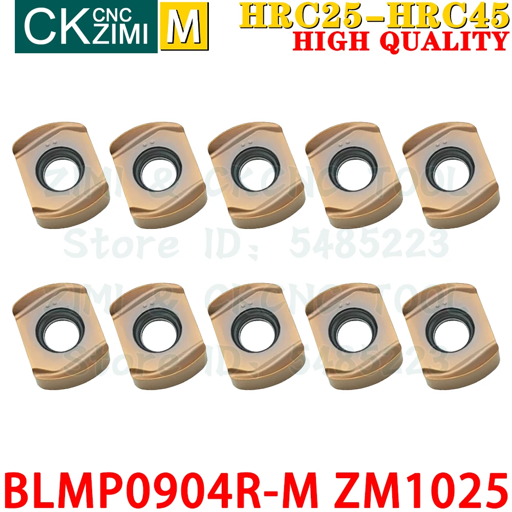 BLMP0904R-M ZM1025 BLMP 0904R M ZM1025 카바이드 인서트 빠른 피드 밀링 인서트 도구 BLMP09 TEBL09 TFMBL BLMP0904 BLMP 0904 CNC 기계 금속 선반 인덱서블 밀링 공구
