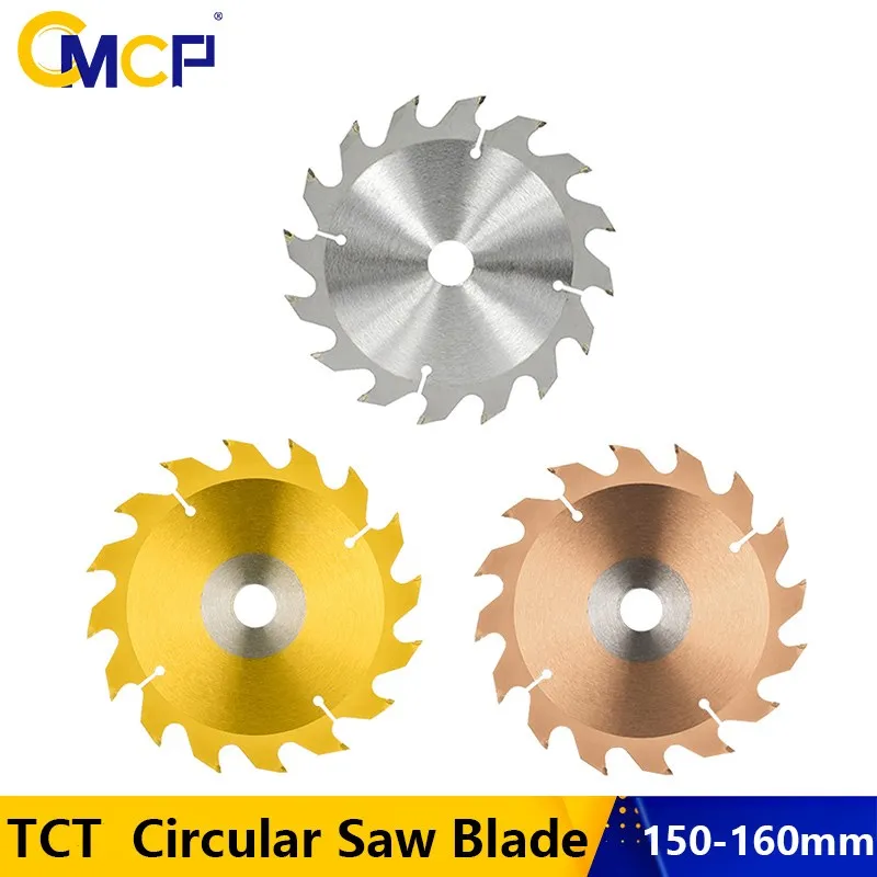 CMCP Wood Circular Saw Blade Diameter 150mm Wood Blade 16/24/30/48/60/80T TCT Saw Blade Carbide Tipped Cutting Disc Saw Blade