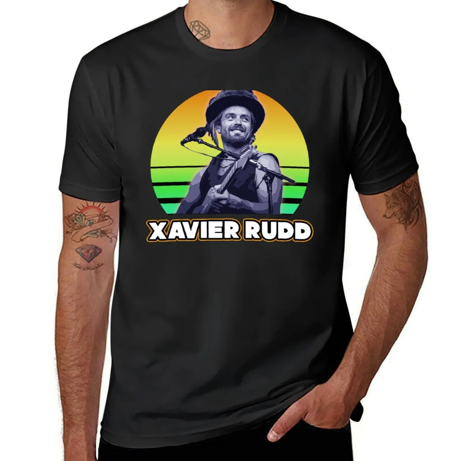 Xavier Rudd 2 T-Shirt korean fashion plus size tops graphics t shirts for men pack