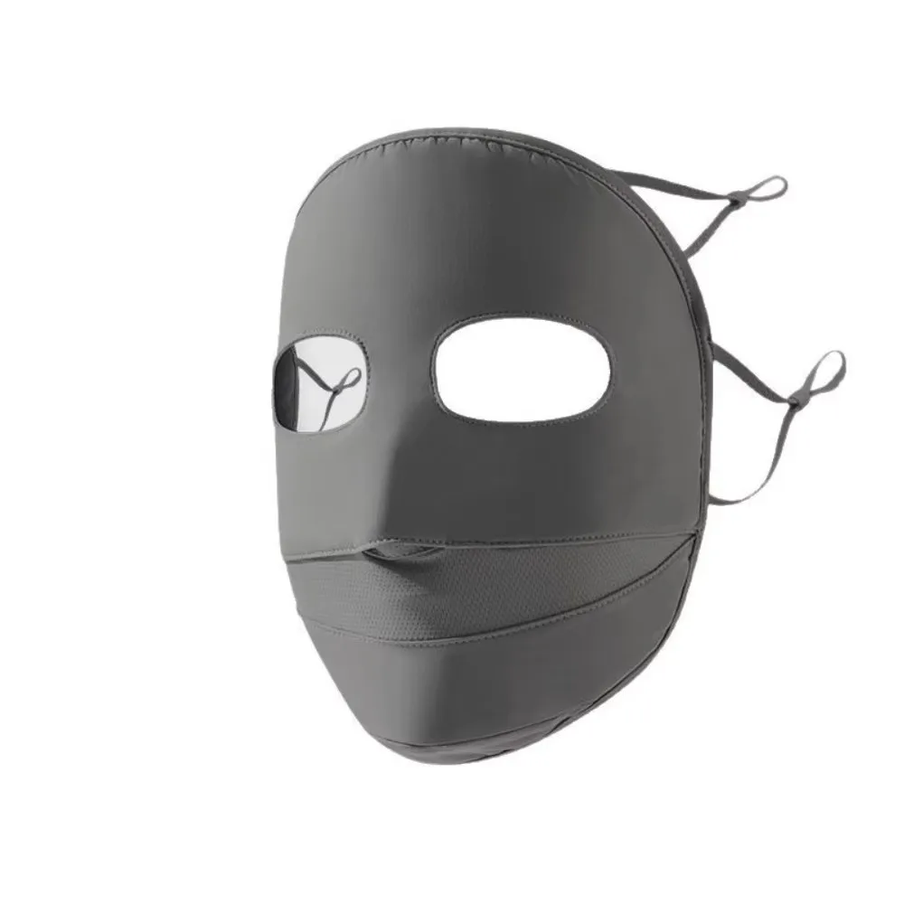 

Новая маска для лица из ледяного шелка, однотонные шарфы для всего лица, анти-ультрафиолетовая тонкая солнцезащитная маска