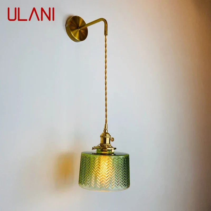 

ULANI Nordic Brass Wall Lamp Indoor Living Room Bedroom Bedside Lamp Modern Hotel Corridor Hallway Wall Lamp