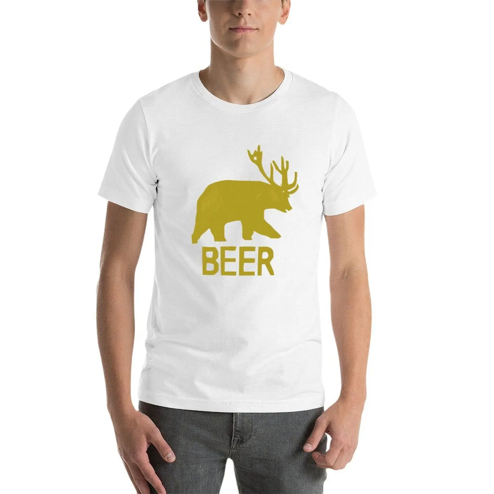 تريفور البيرة هوديي الحلقة 1 تي شيرت تي شيرت للرجل القطن مضحك القطن تي شيرت رجل 100% تي شيرت #4