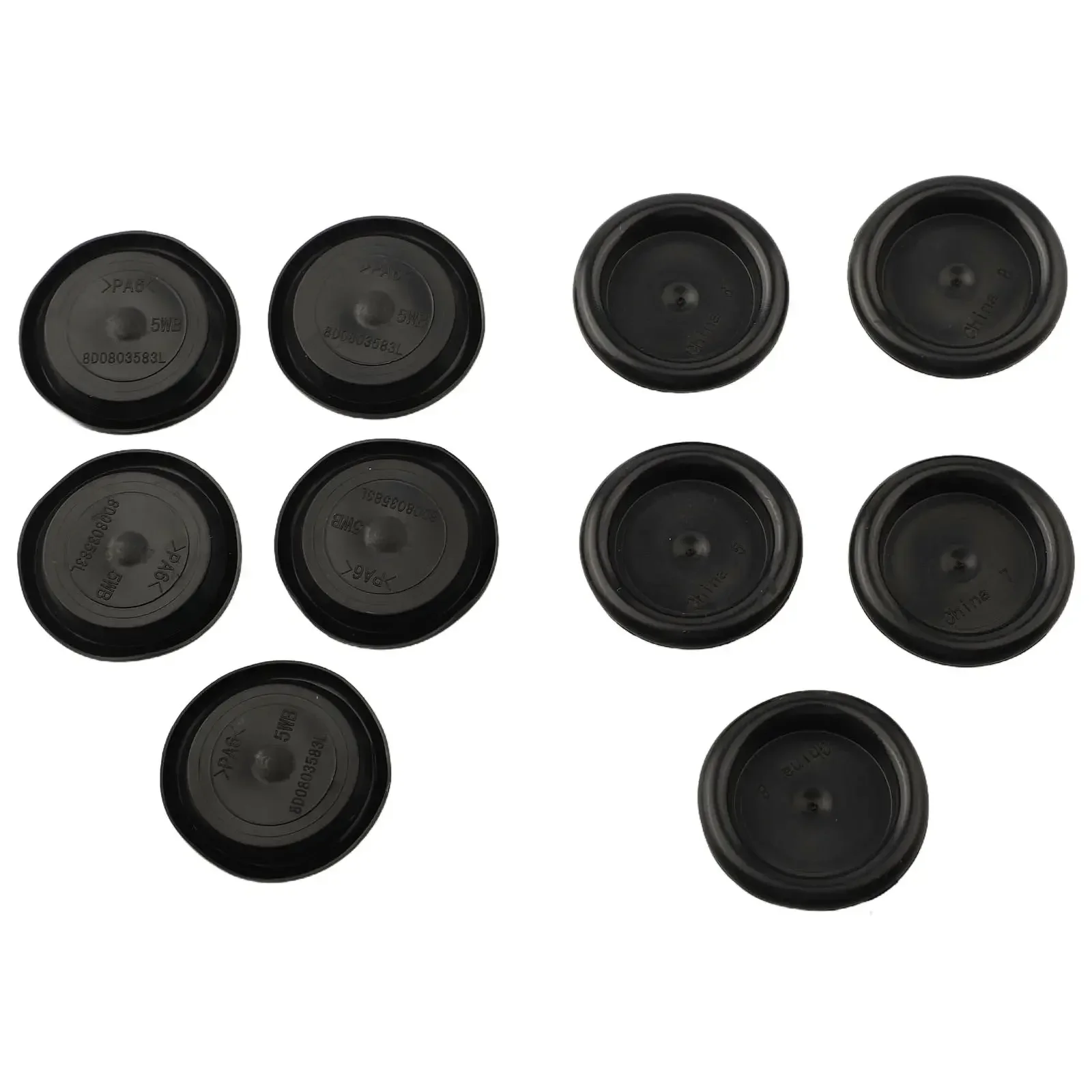 10pcs/Kit Lid Clips Protective Strip Plug Floor Group Plug Cover Waterproof Plug For VAG 8D0803583L Replace Automobiles Part