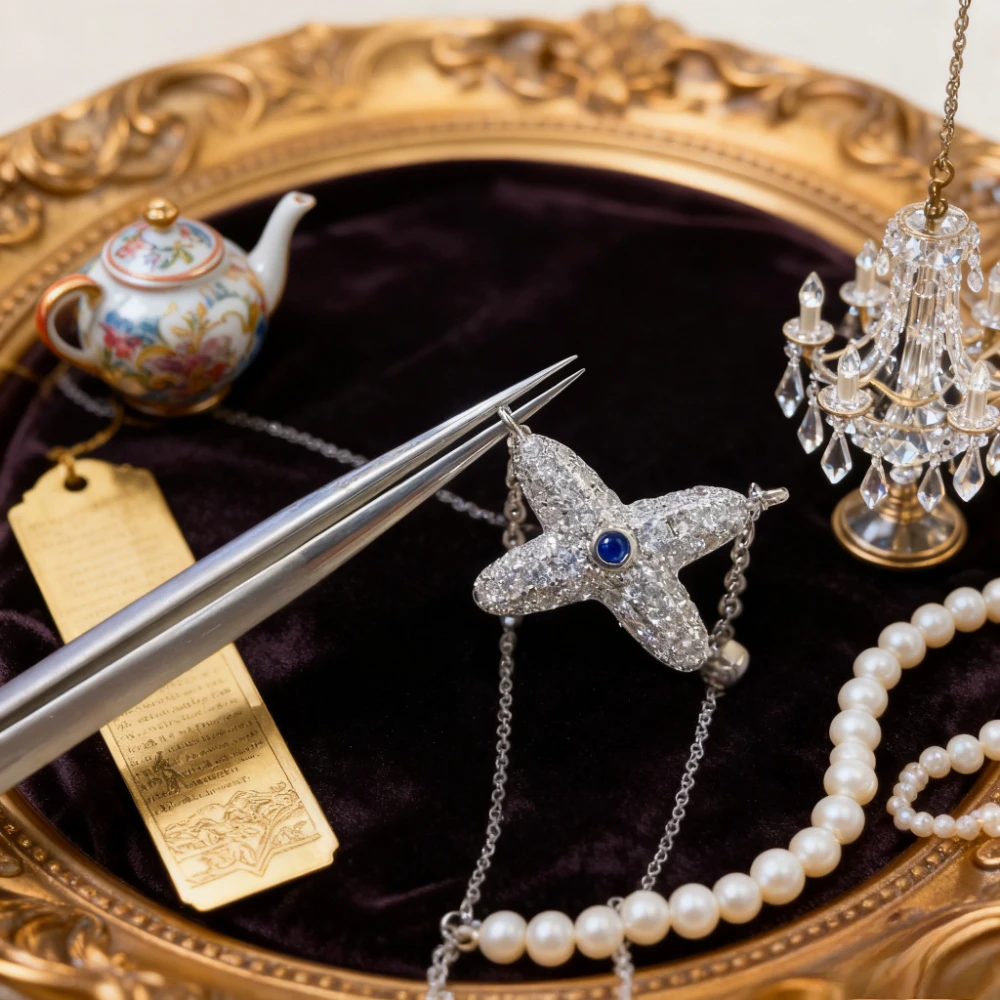 

2025 Trendy Jewelry 2025 New Blue Eye Full Diamond Cross Necklace Fashionable Versatile High Luxury Quality