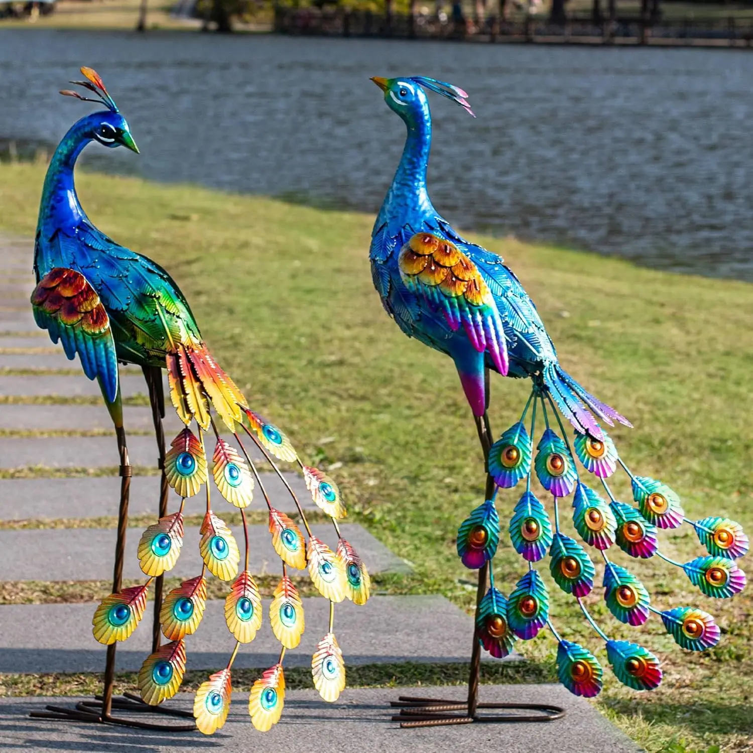Peacock Garden Stat… - image