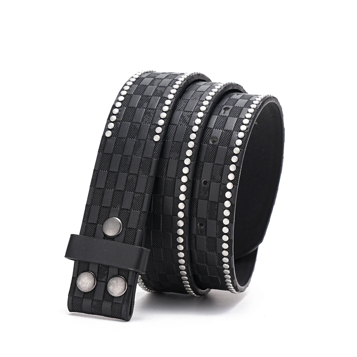 A suitable for leisure business gifts for men and women PU buckle belt (punch)