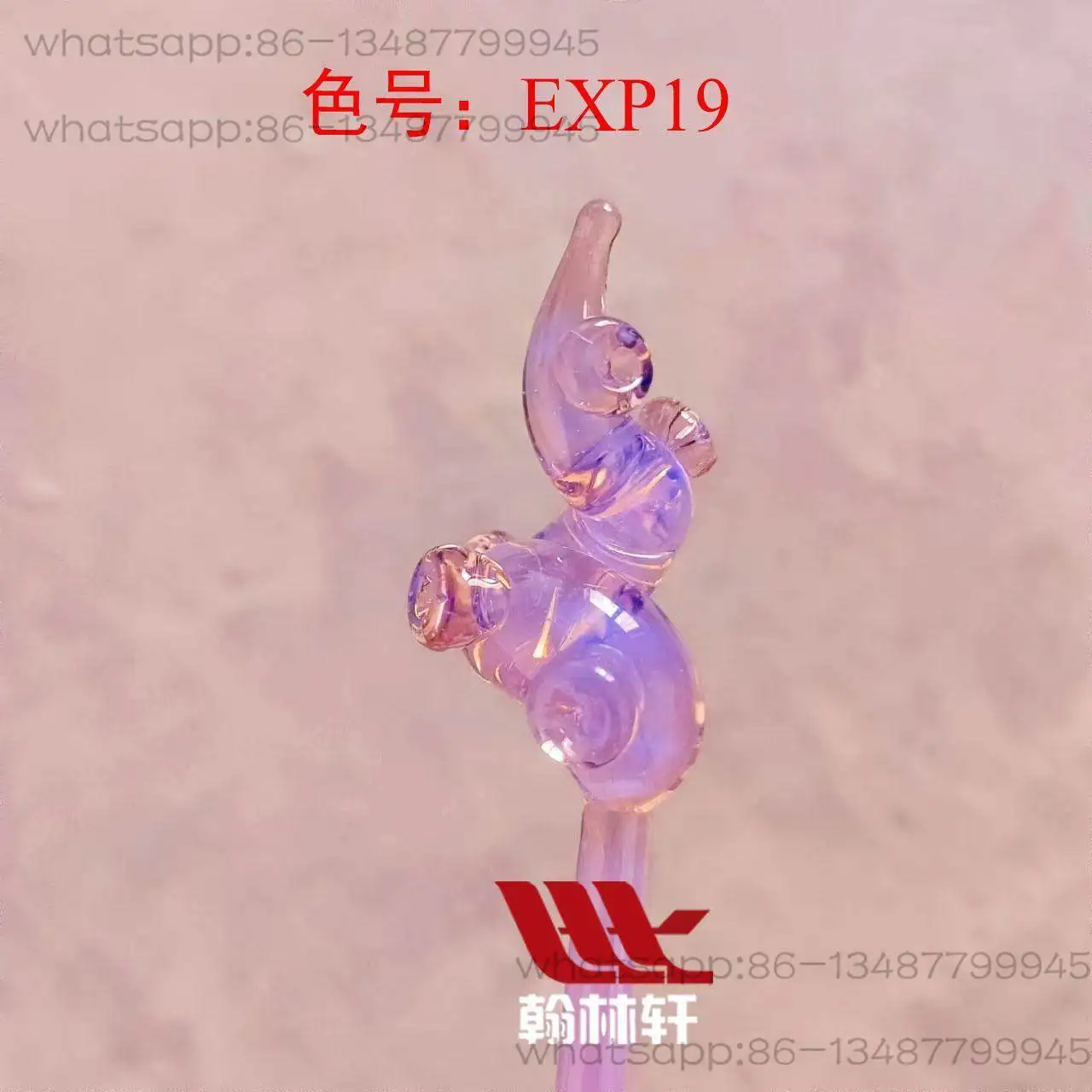 A.... ----exp19 Peach Girl Overweight Bubble Pink Protein Bar Burned Glass Color Material High Borosilicate Glass