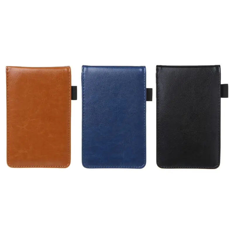 Multifunction Notebook Small Notepad Note Book Leather Cover B