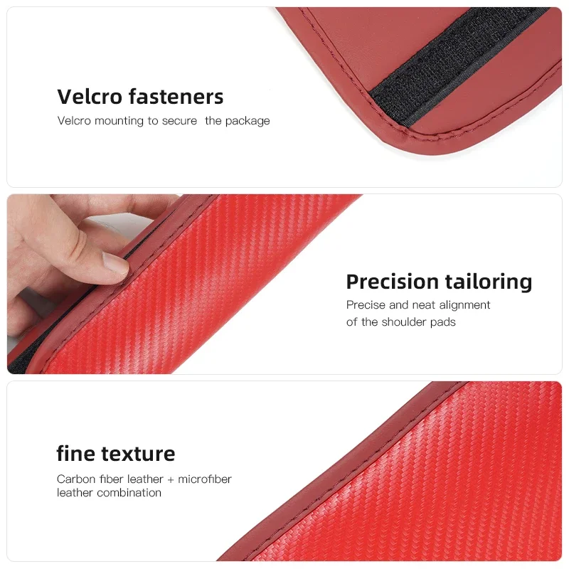 Hub Caps Car Seat Belt Shoulder Cushion Protective Cover For Alfa Romeo 156 159 147 4C 8C 166 Giulia Giulietta Mito Stelvio Spid view 5
