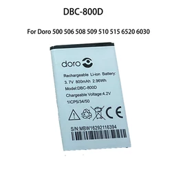 3.7V 800mAh DBC-800D Battery For Doro 500 506 508 509 510 515 6520 6030 Wireless router Batteries