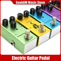 Overdrive Guitar Effect Pedal Full Metal Shell with True Bypass Classic Chorus/Vintage Phase/Digital Delay Effect Guitar Pedal