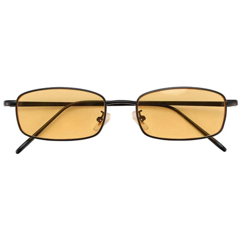 Винтажные солнцезащитные очки для женщин и мужчин, прямоугольные очки, маленькие солнцезащитные очки в стиле ретро, женские S8004