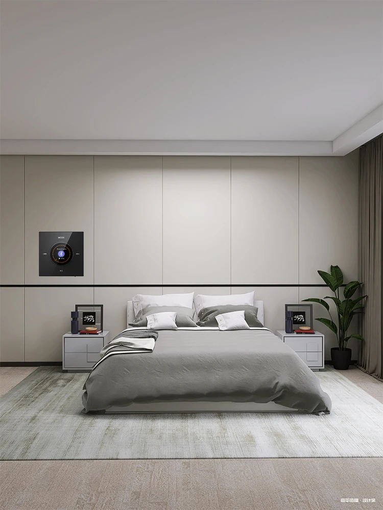 86 Nowy Produkt HiFi Profesjonalny Inteligentny Sterownik Muzyki Tła do Montażu Ściennego Stereo Bluetooth Mini Wzmacniacz do Montażu Ściennego — 2