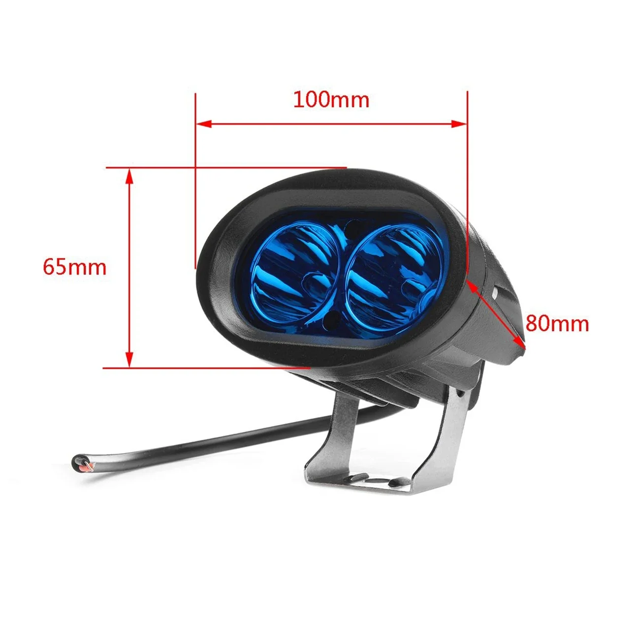 10V-48V 20W Blue Yellow White LED Forklift Truck Safety Work Spot Light Warning LampWorking Light for Forklift SUV Motorcycle