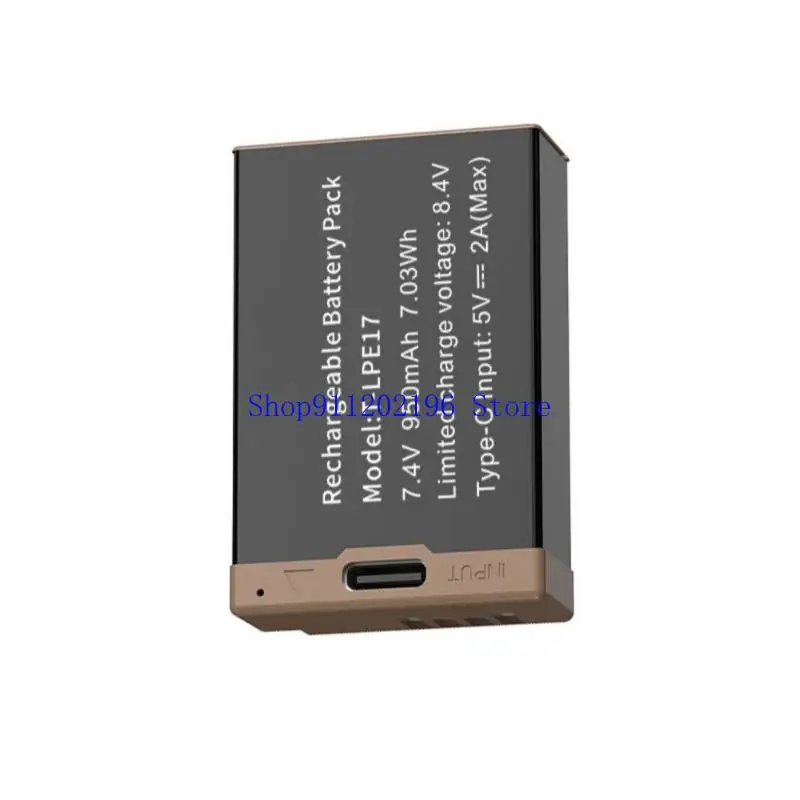 

P82A Прямая зарядка камера батарея 950MAH LPE17 Дизайн путешествия для R10 760D R50 800D Стабильная мощь.