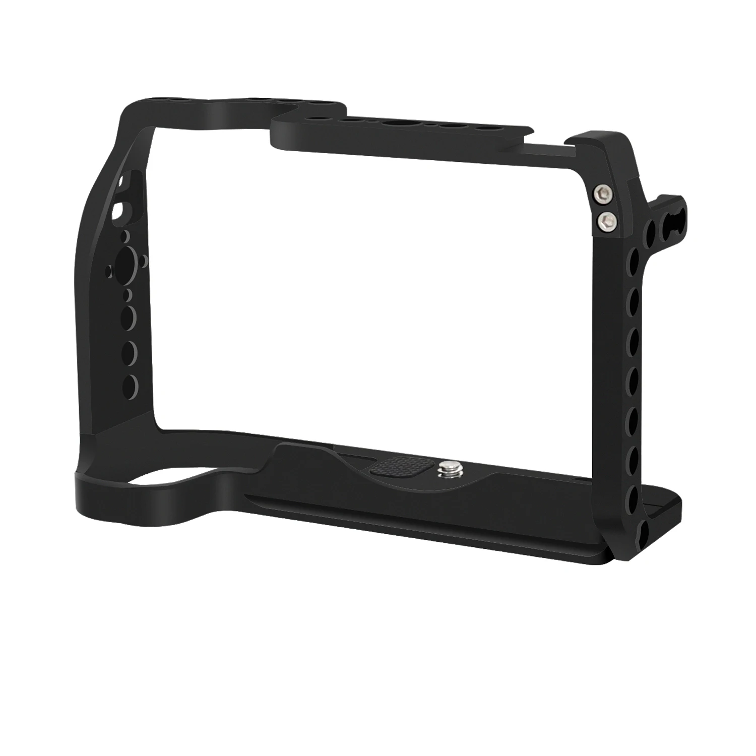 Camera Cage for Canon EOS RP Camera Video Shoot Stabilizer Cage Frame Rig with ARRI 1/4 3/8 Holes for LED Light Tripod