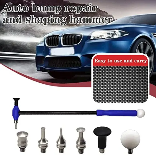 

Titanium Alloy Tapper Hammer with Carbon Fiber Handle Multi-head Hammer Car Dent Repair Accessories For Car Dent Repair Tools