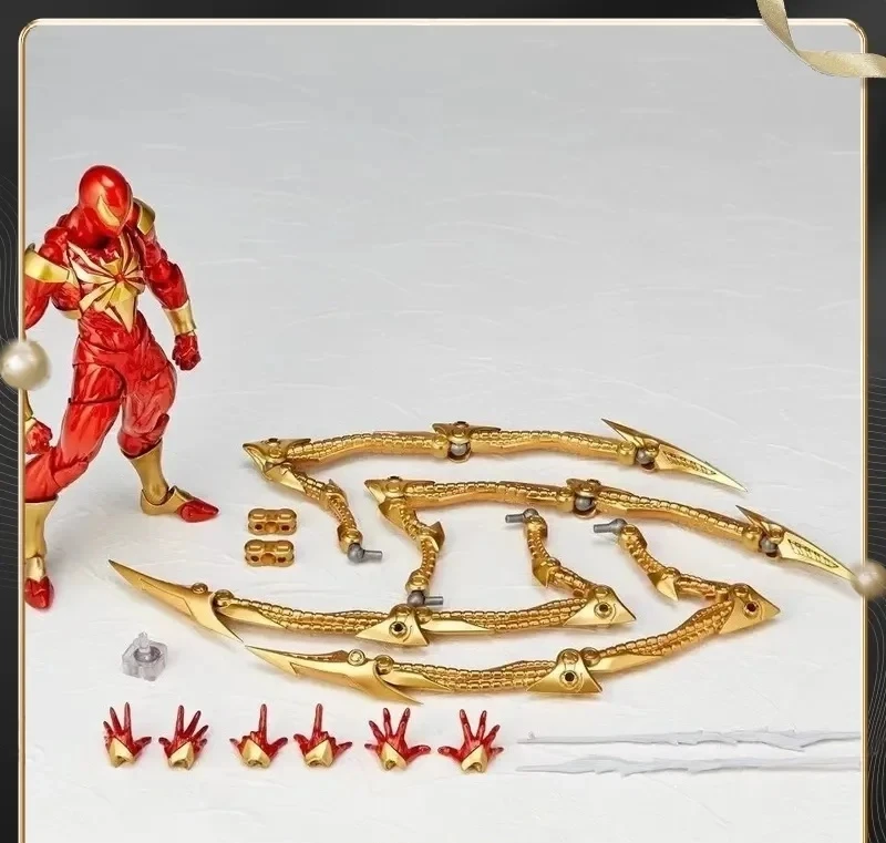 

Фигурка Marvel Amazing Yamaguchi Revoltech Iron Spider-Man, 16 см, коллекционная модель, игрушка, украшение, подарок