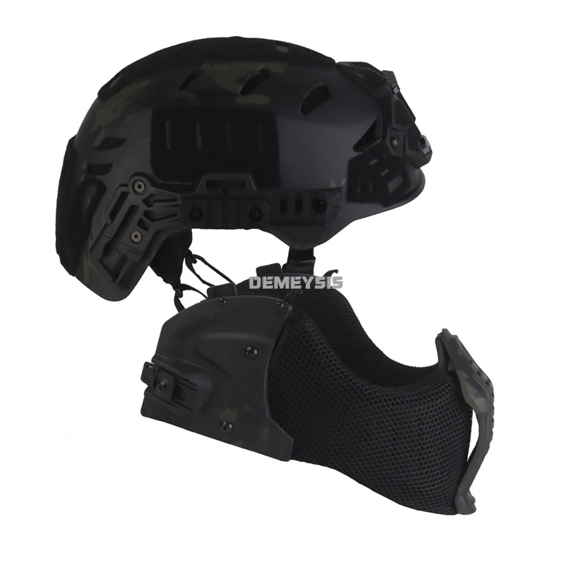Casco táctico Wendy 3.0 con máscara para airsoft y paintball - imagen 2