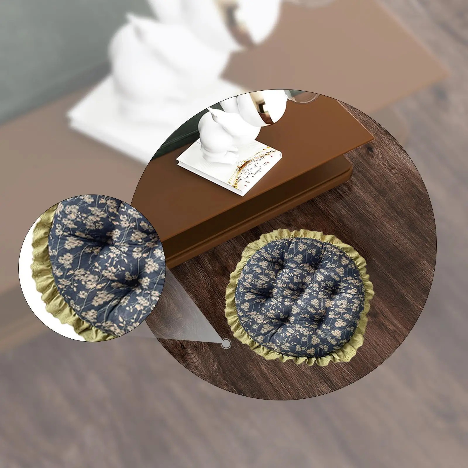 

Floor Pillow Floor Cushion Round Seating Soft Meditation Sitting Chair Pad Seat Cushion for Yoga Balcony Nursery Patio Indoor