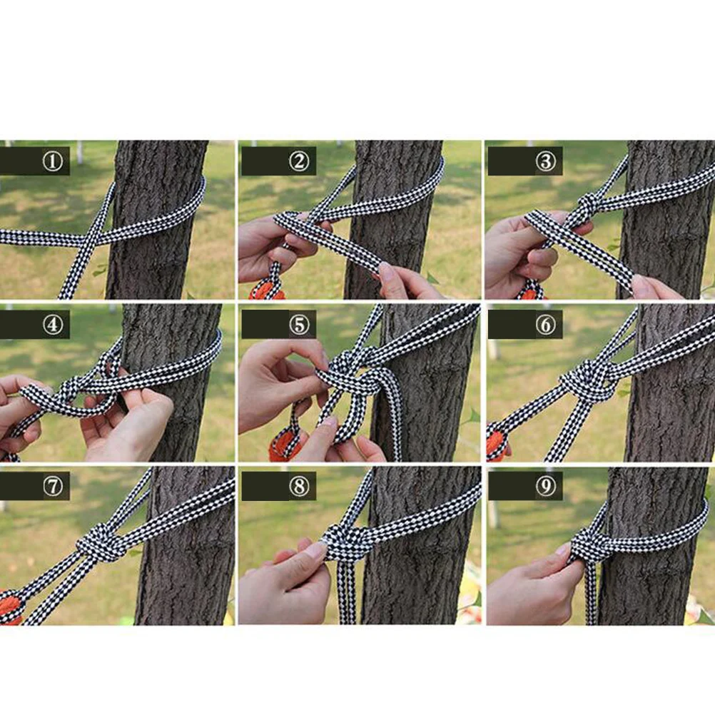 

Double Anti-Rollover Hammock Rainbow Stripes Thickened Widened Outdoor Hanging Sheet for Garden Rest Camping Parachute Cloth