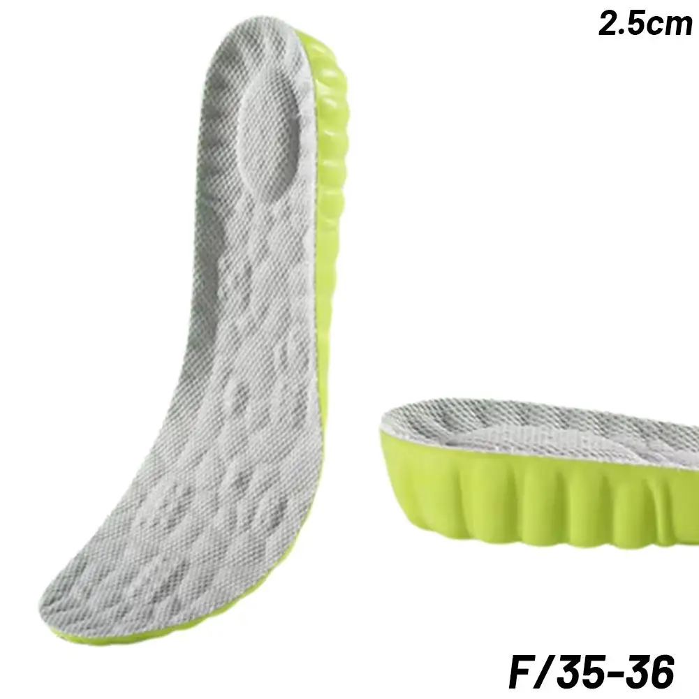 4D Clouds Sports Insoles Height-increasing Soft Comfortable for Daily Travel Sports Running Fitness N2F6