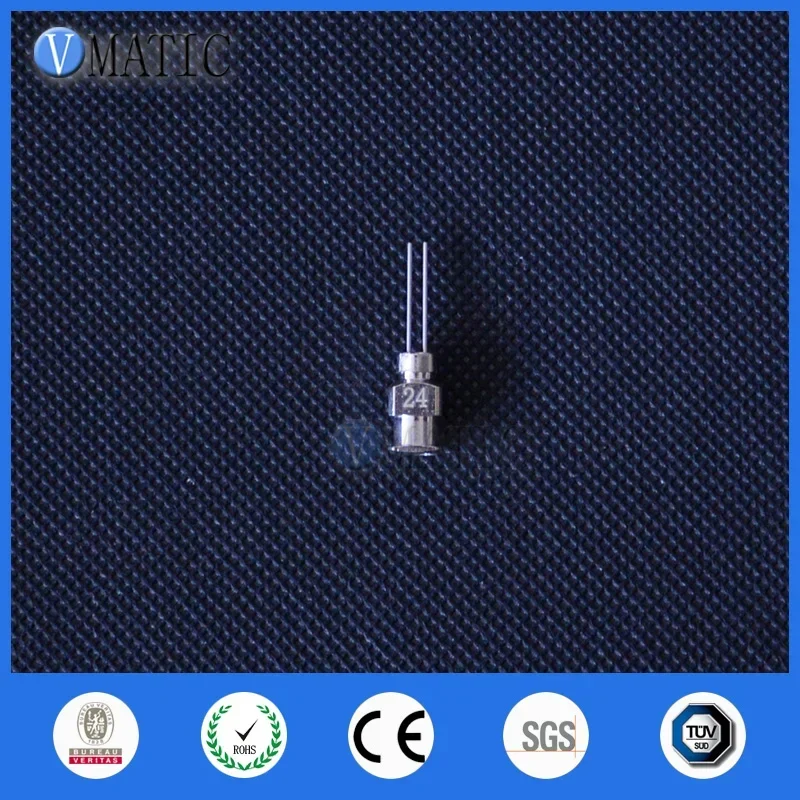 Free Shipping 6Pcs 15G-30G Stainless Steel Double Tube Dual Needles Tips 1/2 Inch