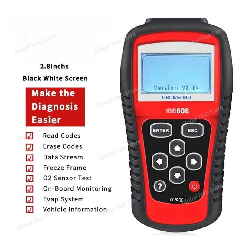 

OBD 2 Car Scanner OBD2 Auto Automotive Diagnostic Scanner Tool Engine Fualt Code Reader Odb Tools for Cars