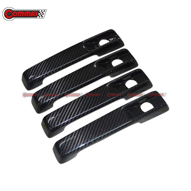 3k Carbon Fiber Car Exterior Trim Door Handles Covers For Mercedes Bens W463A W464 G Wagon Class G350 G400 G500 G55 G63 G65