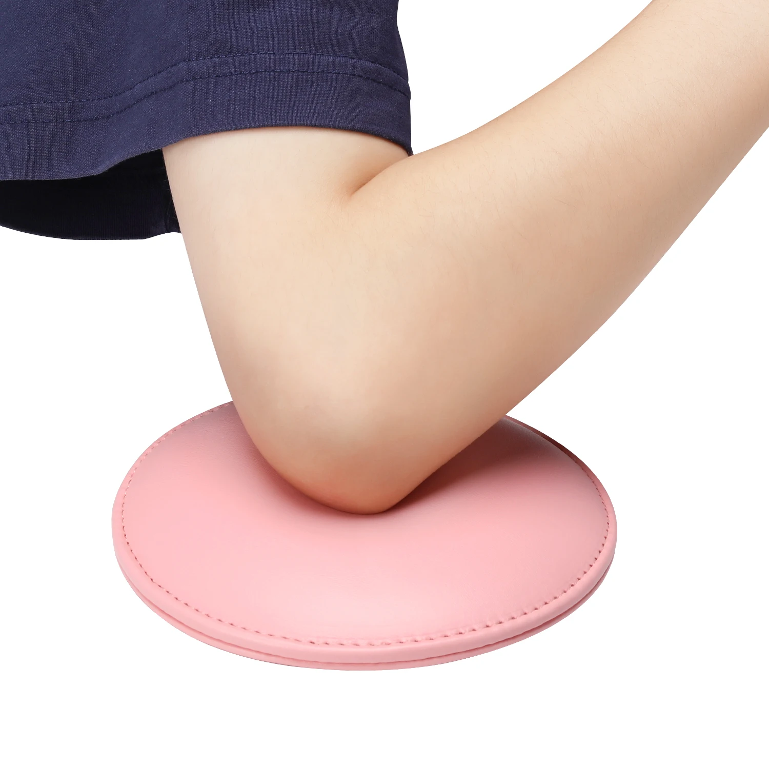Round Microfiber Leather Elbow Rest Pad Professional Non-Slip Nail Technician Hand Rest Pillow for nail Salon Manicure Elbow Pad