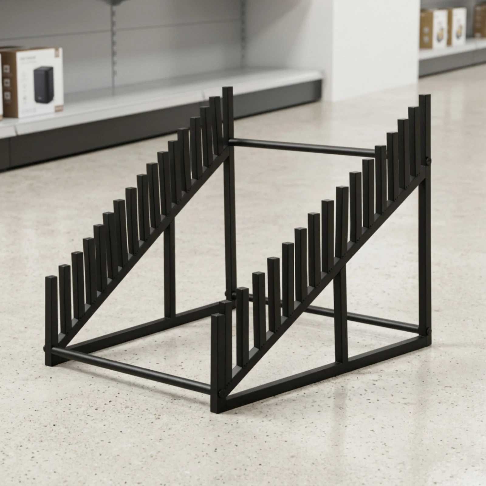 Tile Display Rack Heavy-Duty Tile Sample Display Stand Stone Sample Holder Long-Lasting Organizer Space-Saving for Retailers view 5