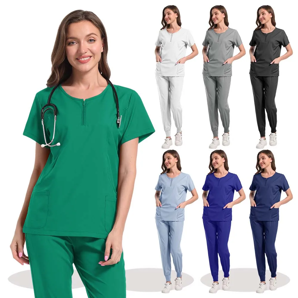 男性と女性のための医療ユニフォーム,看護師の服,ジョギング,男性と女性のための医療作業服,モダンなファッション,卸売価格
