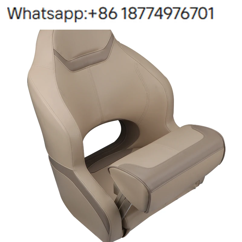 Comfortable and Luxury Marine PVC Frame and PU Yacht Boat Seat for Driver and Passenger