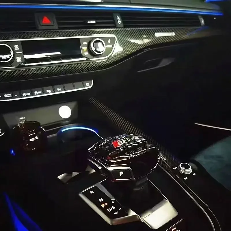 

2025 Hot Audi Crystal Gear Shift Handle Head Lever For Audi Sline A6 C8 A6L RS7 A7 A5 A8 Q8 S8 SQ8 Q7 RS6 A8L A4 A4L Q5L RS4 A5