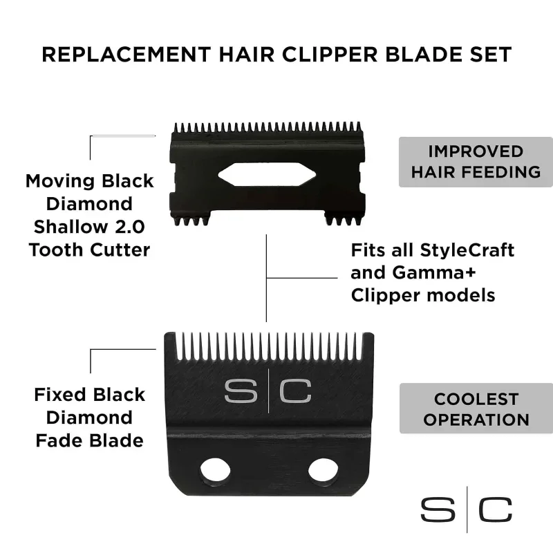 Stylecraft X Hair Clippers,Instinct Professional Vector Motor Cordless Hair Clipper with Intuitive Torque Control