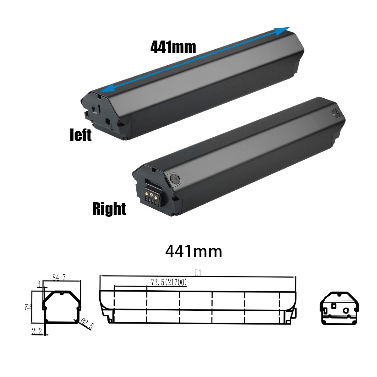 Original 48V Integrated 14Ah 15Ah 720Wh For Bikonit Dual MD1000 MD750 biktrix Ultra Beast Series Spare Battery