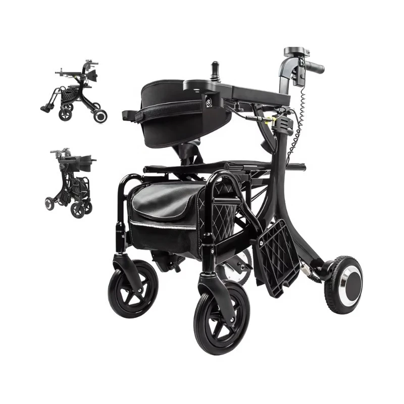 Electric Wheelchair Lightweight Rollator Walker Seniors Mobility Scooters