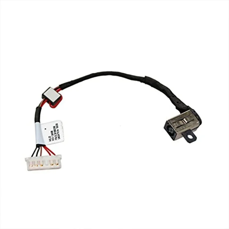 DC Power Jack with Cable Socket Plug Charging Port Replacement for Dell Inspiron 15 5566 I5566 P51F P51F001 DC30100UH00
