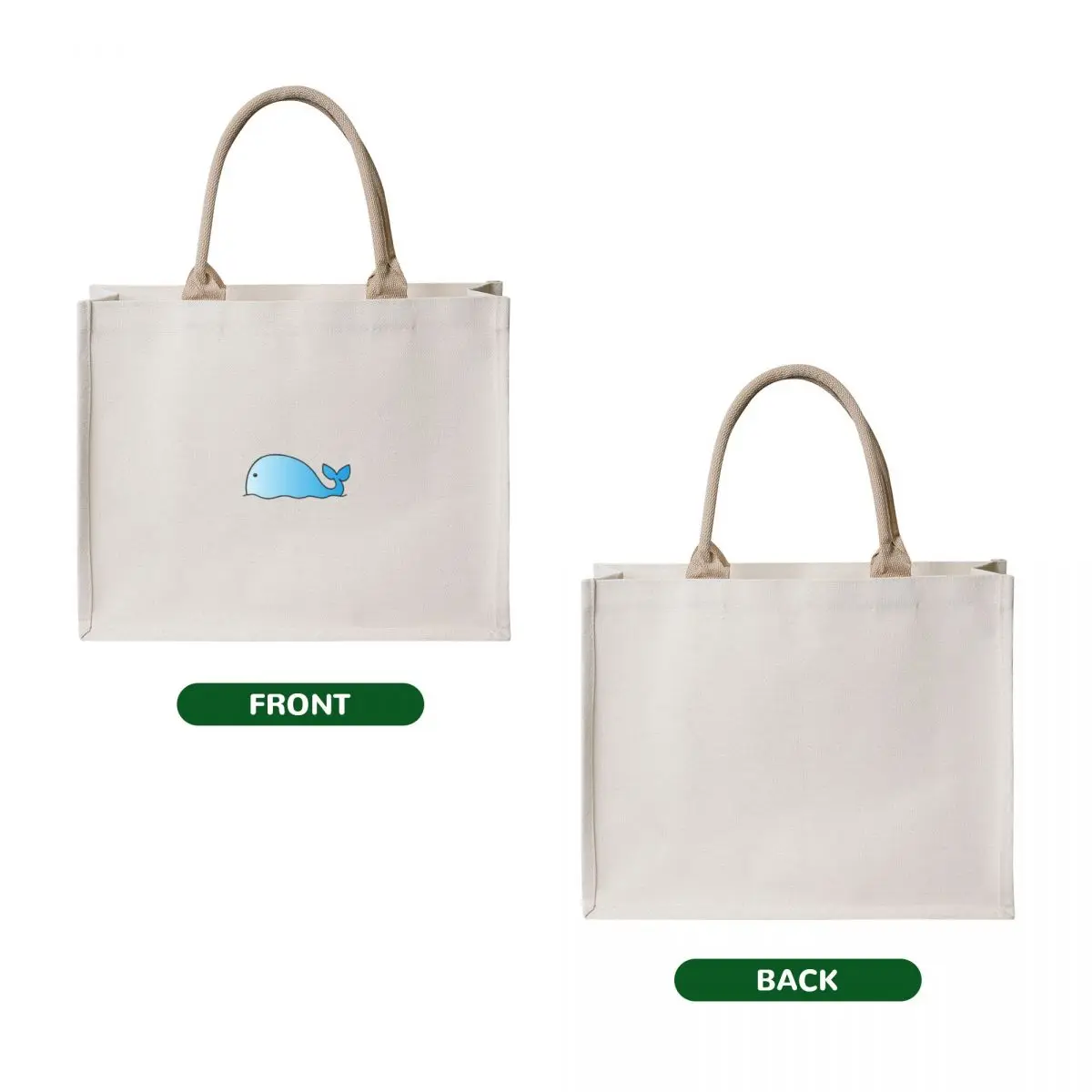 Whale Tote Bag sacs de shopping shopping bags foldable Lady bags Fabric bag