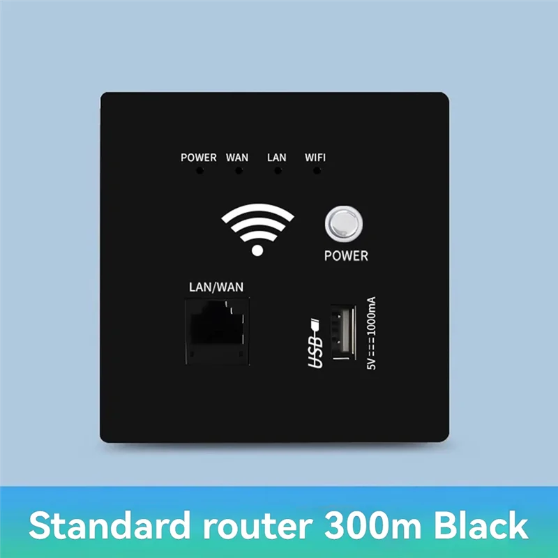 BNVN-300Mbps 2.4Ghz موزع إنترنت واي فاي مقبس واي فاي لاسلكي RJ45 AP التتابع الذكية USB لوحة مقابس جزءا لا يتجزأ من جدار موزع إنترنت واي فاي